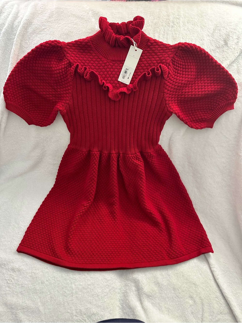 Janie and Jack Red Sweater Dress Size 10 - FIRM PRICE.